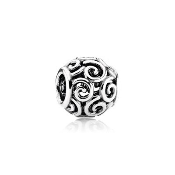 PANDORA OPENWORK SWIRL CHARM - Picture 1 of 1